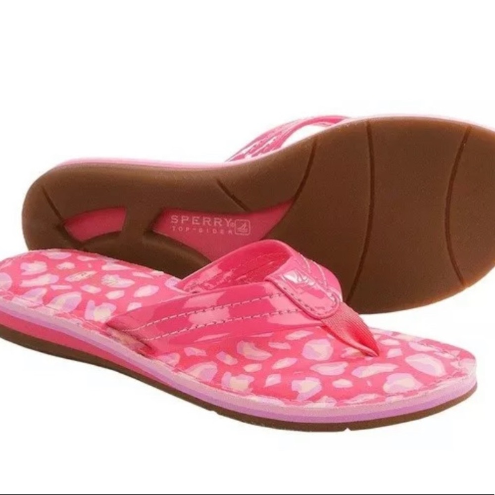 🏝 Sperry Super cute NEW flip flops sz 6
